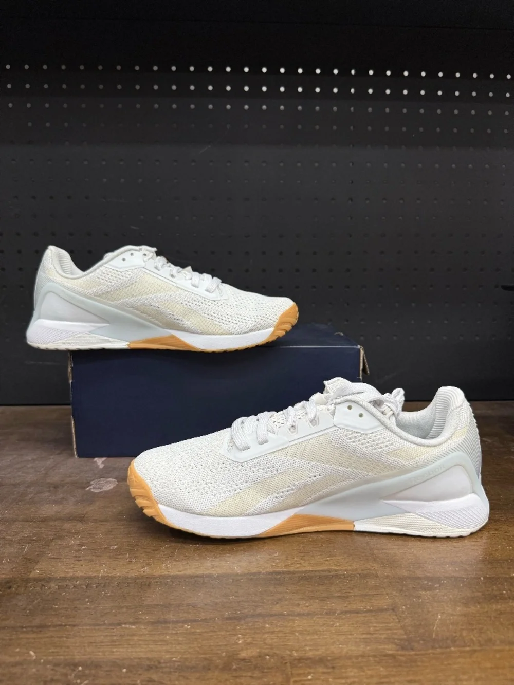 New W/ Box! Women's Reebok Nano X1 'White Gum' Training Sneakers Size 10.5